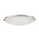 Round stainless steel tray, Danish design, 1970s, made in Denmark