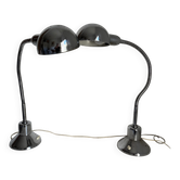 Pair of vintage 1940 Jumo 210 chrome desk lamps - 50 cm