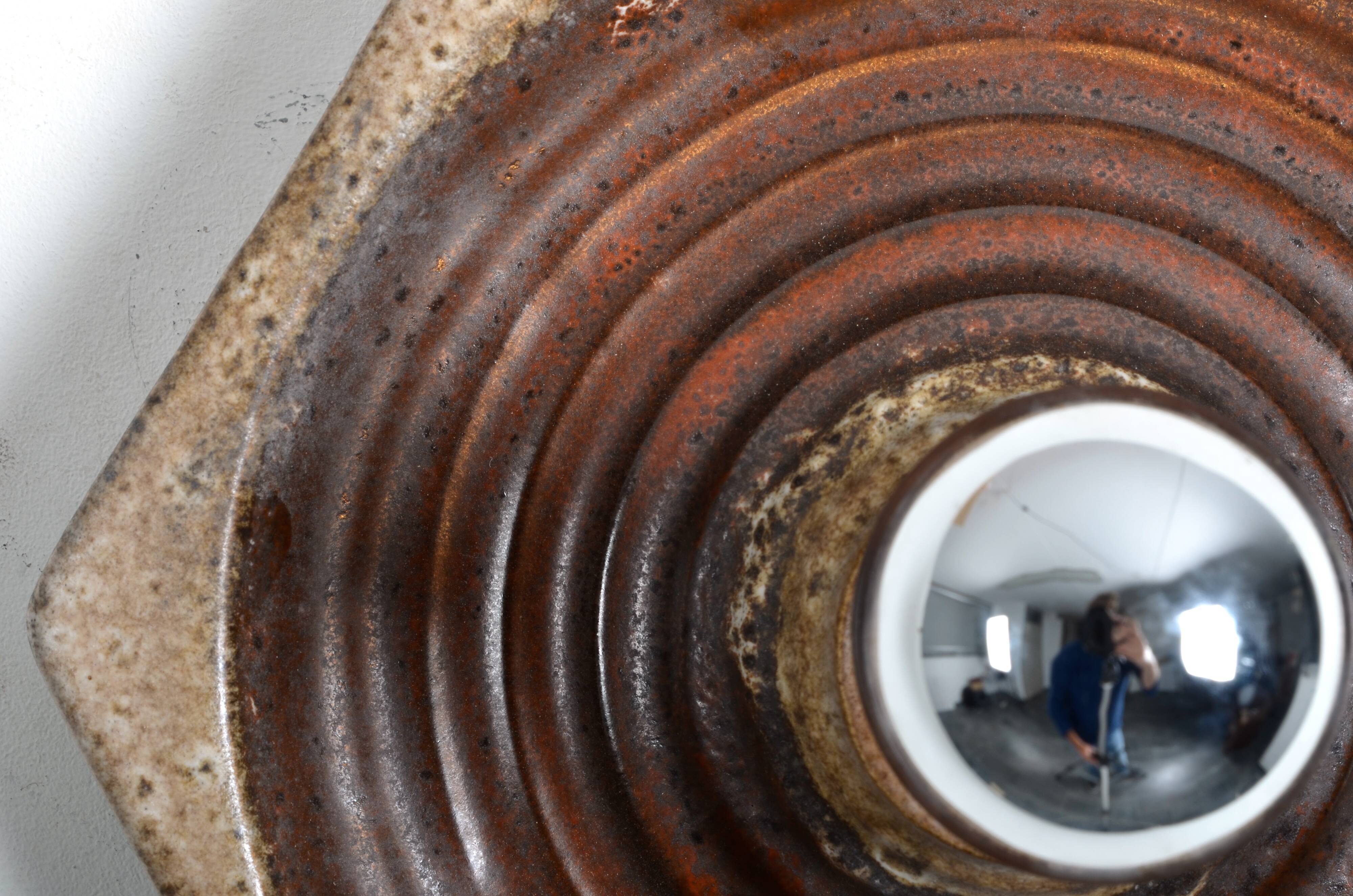 Fat Lava sconce from Hustadt Leuchten, 1970s