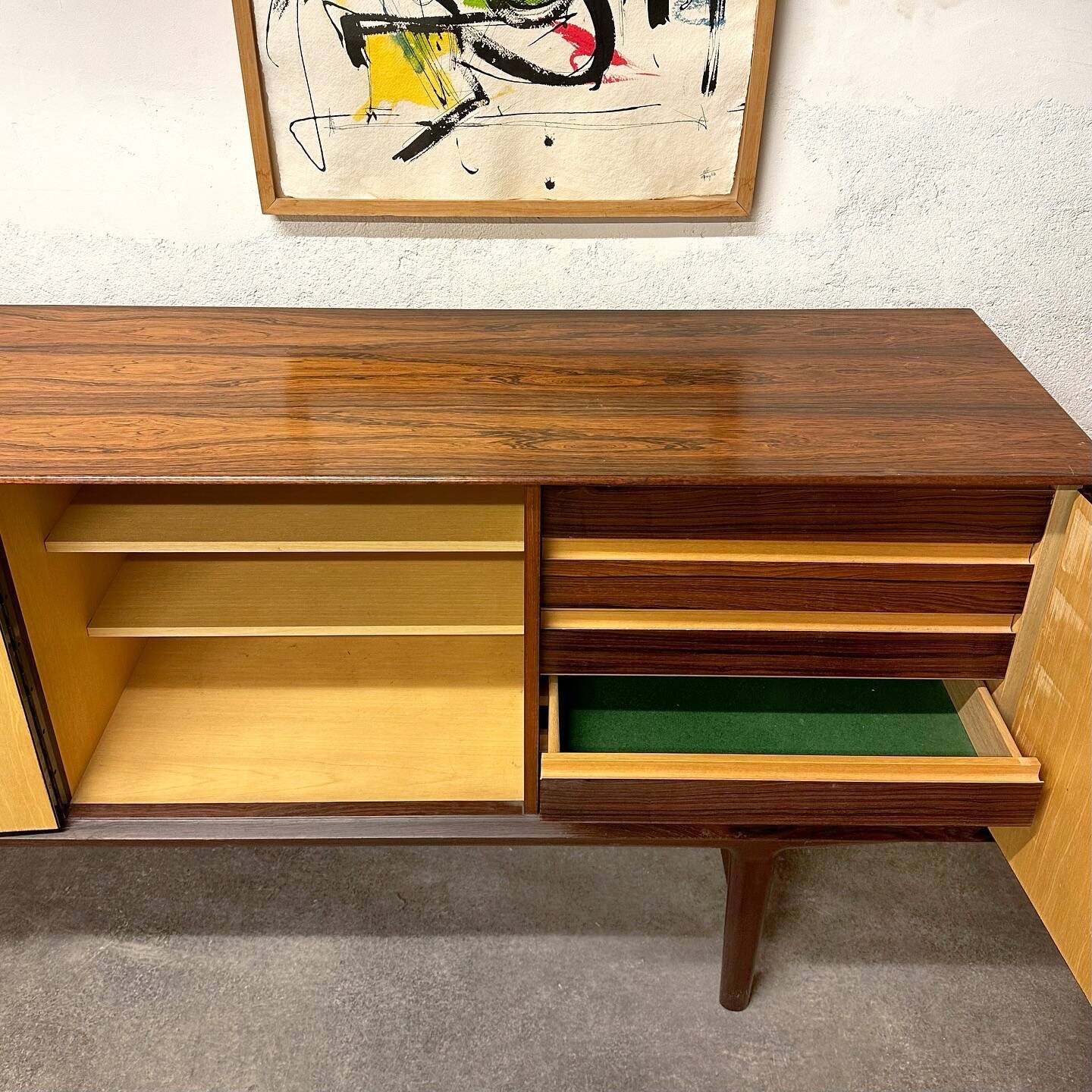 Enfilade en Palissandre de Rio par Fredrik A. Kayser, 1960