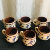 Vintage terracotta coffee service