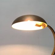 Mid-Century German Brass Table Lamp by Gecos Cosack