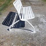Iron and wood bench of the 50s foldable