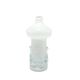 ABX Modernism Vase, white glass, Poland, 1970s