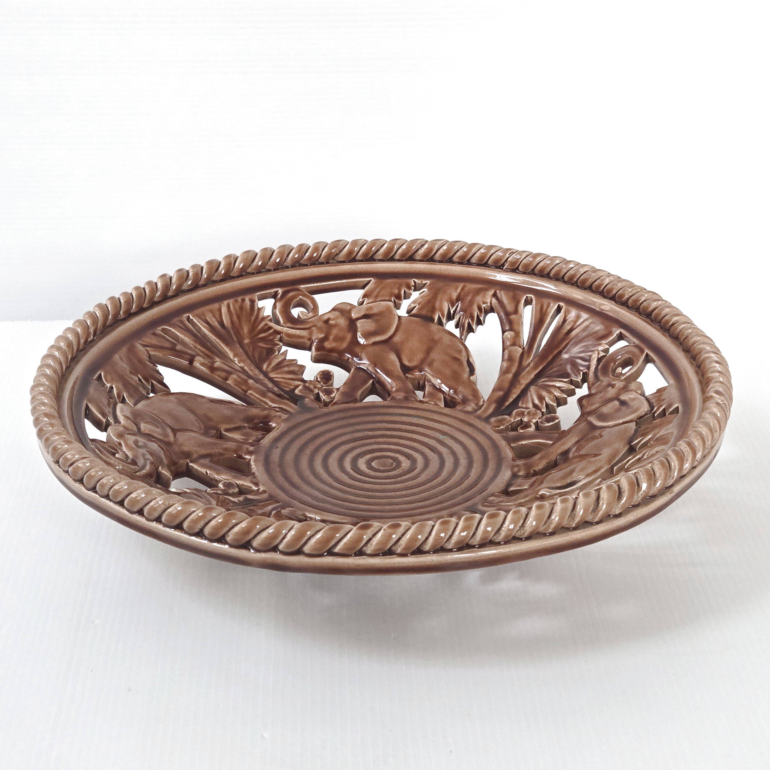 Art Deco Openwork Braided Elephant Cup