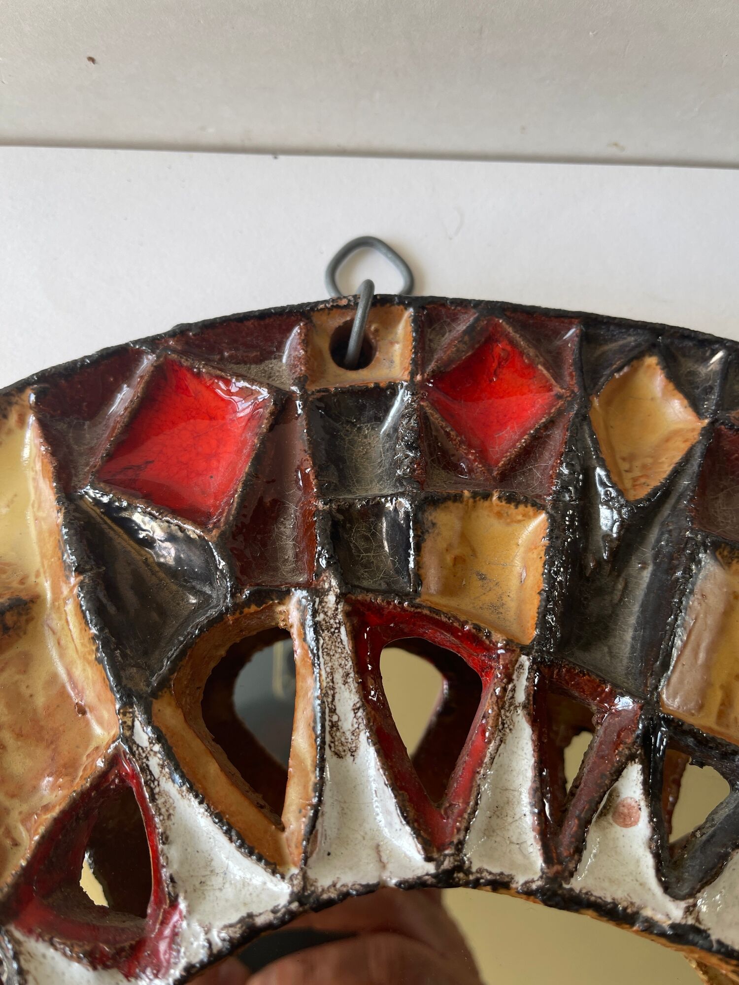Ceramic mirror roland zobel the anduze cyclades
