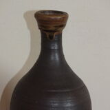 Bouteille en terre cuite goulot vernissé