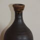Clay bottle glazed neck