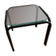 Black table and glass parity