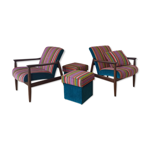 Paire de fauteuils et