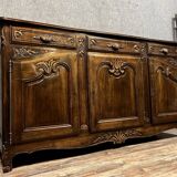 Louis XV style Provençal sideboard in walnut