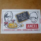 Advertising poster 1950s ANCEL