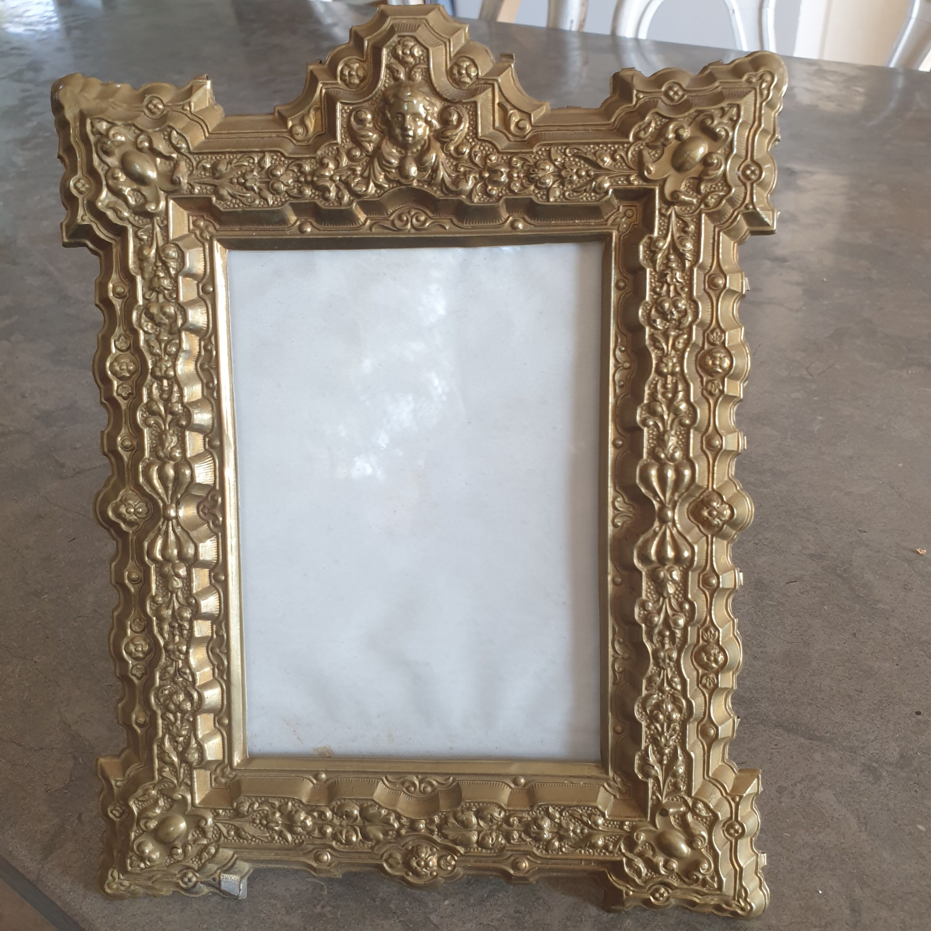 Brass photo frame
