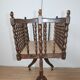 Old Vintage cradle with balance on wheels