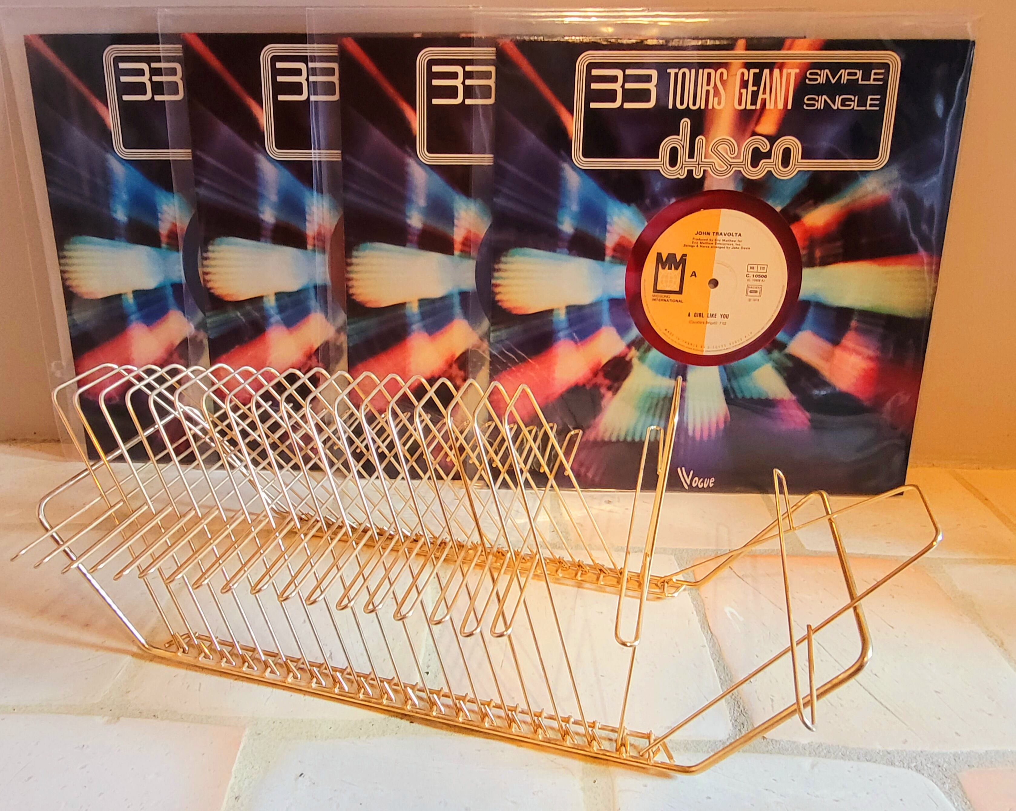 Vinyl records holder vintage record holders from the 60s