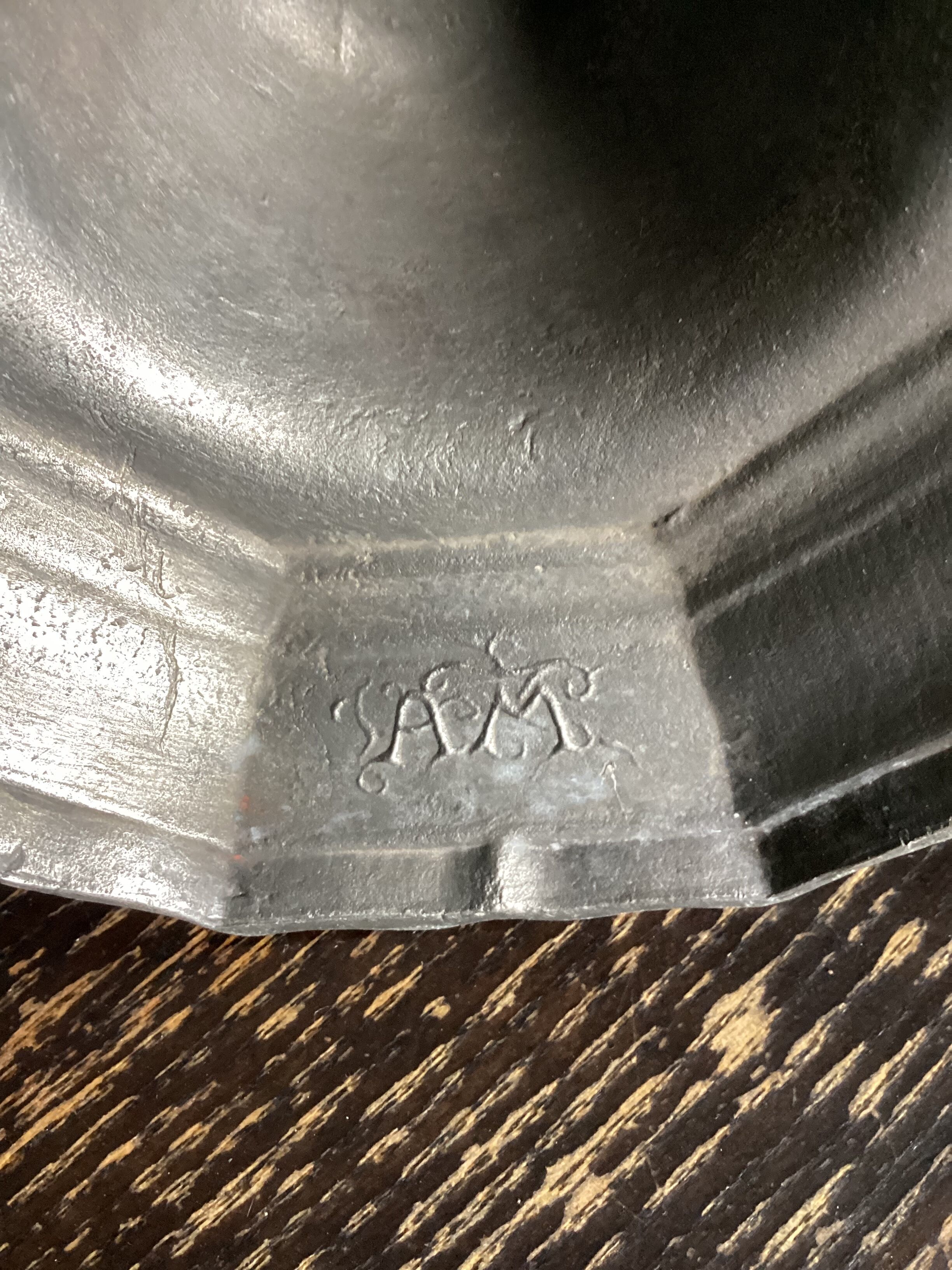 Pair of vintage stamped brass candlesticks