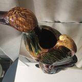 Vintage ceramic duck pitcher from vallauris