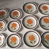 Vintage flower pattern tableware set