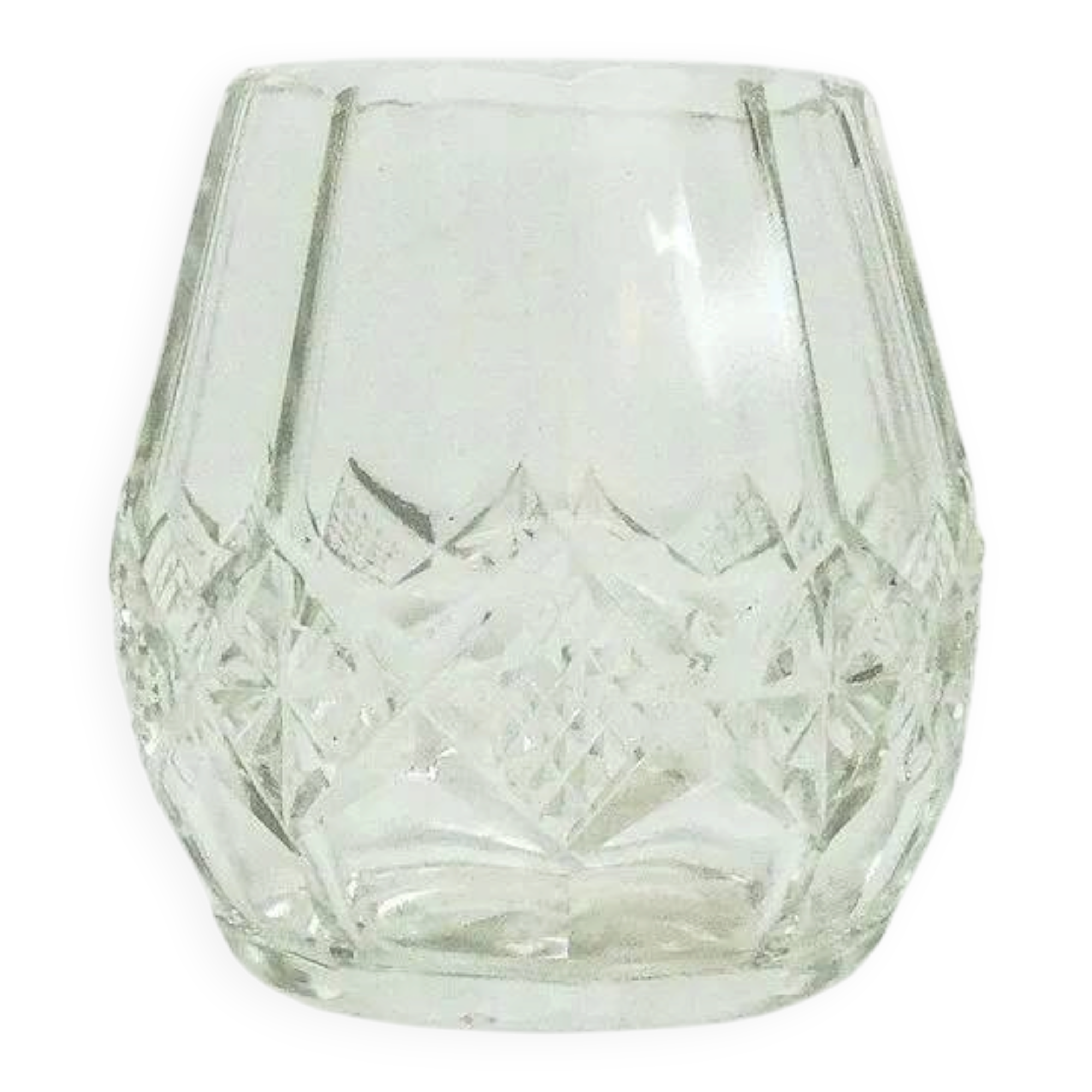 L1i crystal toothpick holder in art deco style