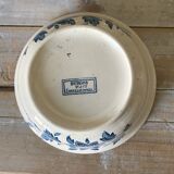 Ironstone bowl Sarreguemines Burgos