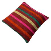 Vintage turkish kilim cushion cover 40x40cm