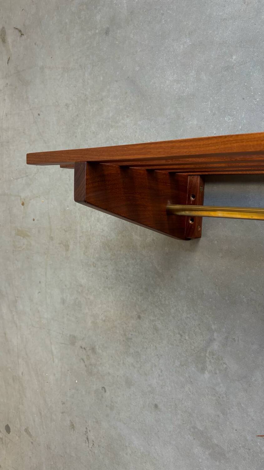 Vintage Danish coat rack teak
