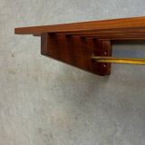 Vintage Danish coat rack teak