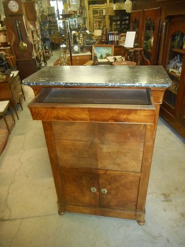 Secretaire d'epoque restauration en noyer du XIXème siecle