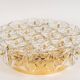 Faceted Crystal Ceiling Light by Kinkeldey, Germany, 1970s