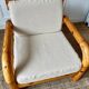 Fauteuil en pin massif esprit chalet