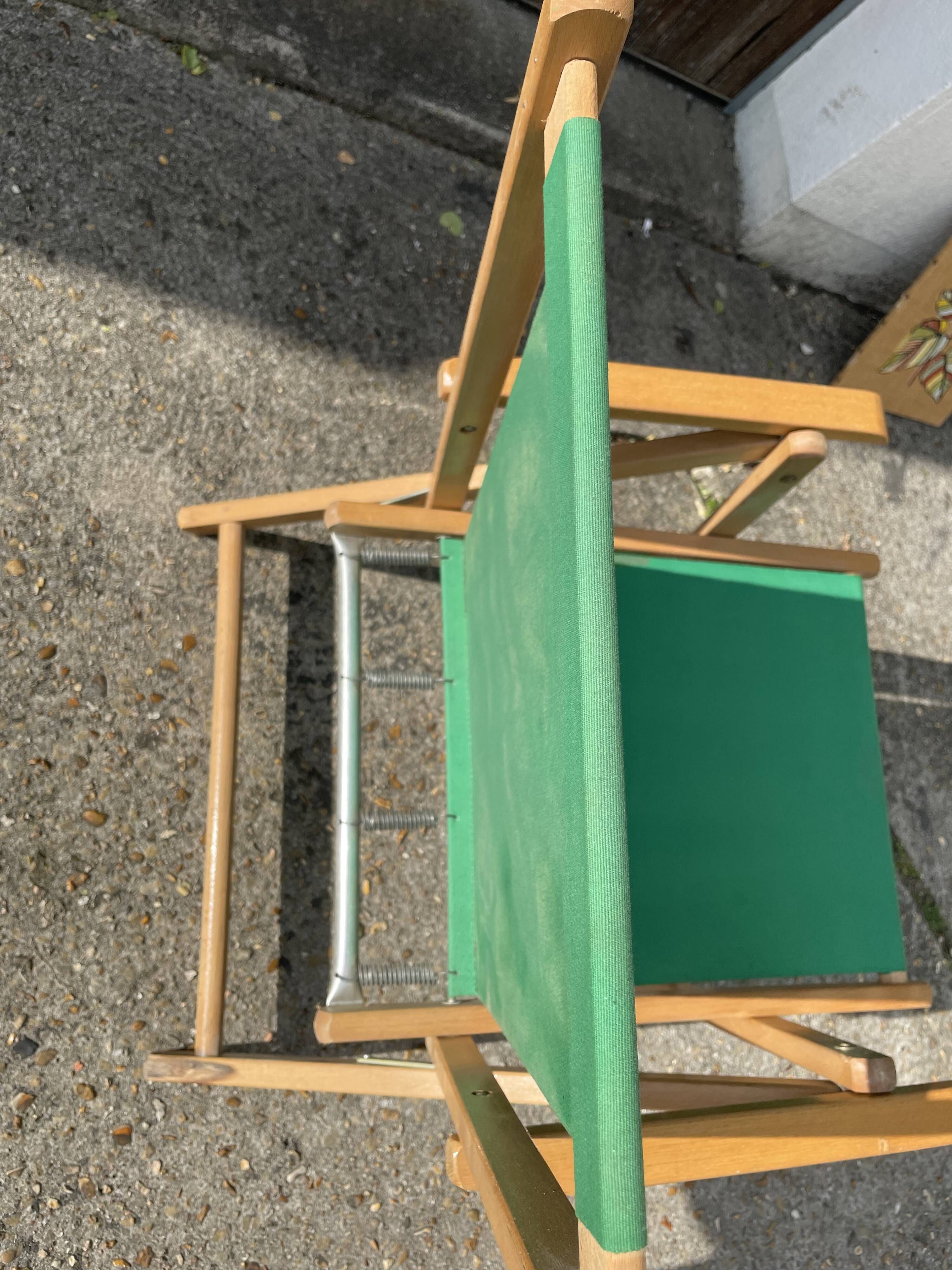 Vintage folding armchair