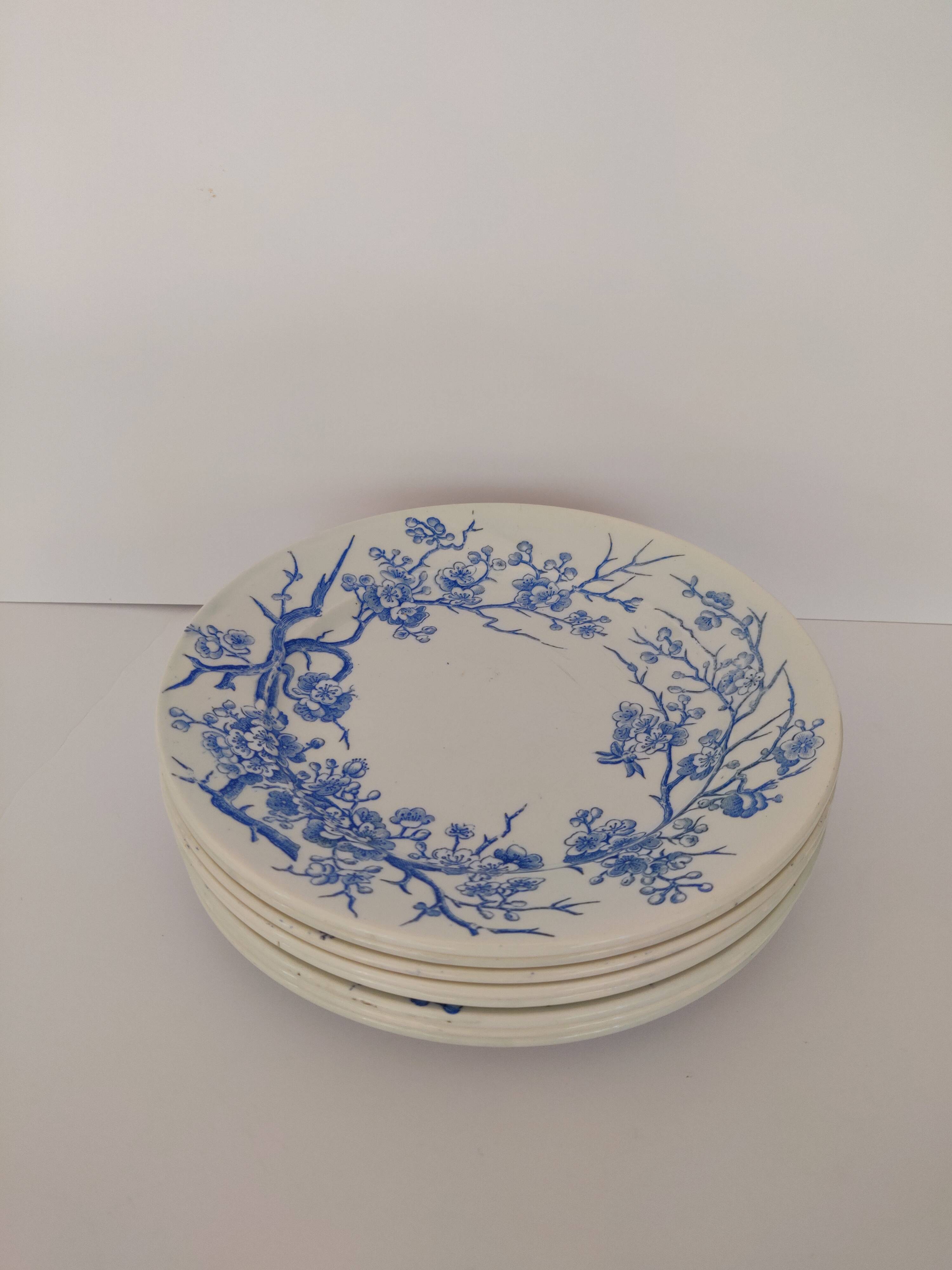 Set of 8 dessert plates Lunéville