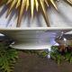 Presentation plate, pedestal