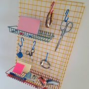 Vintage organiser, storage grid, wall cabinet
