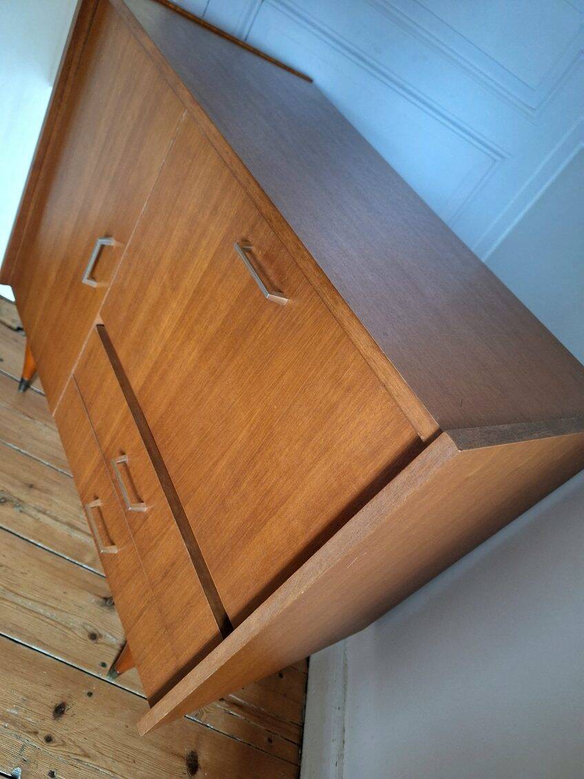 Vintage chest of drawers, sideboard, old bar furniture