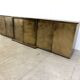 Enfilade XL en laiton par Belgochrom, 1980