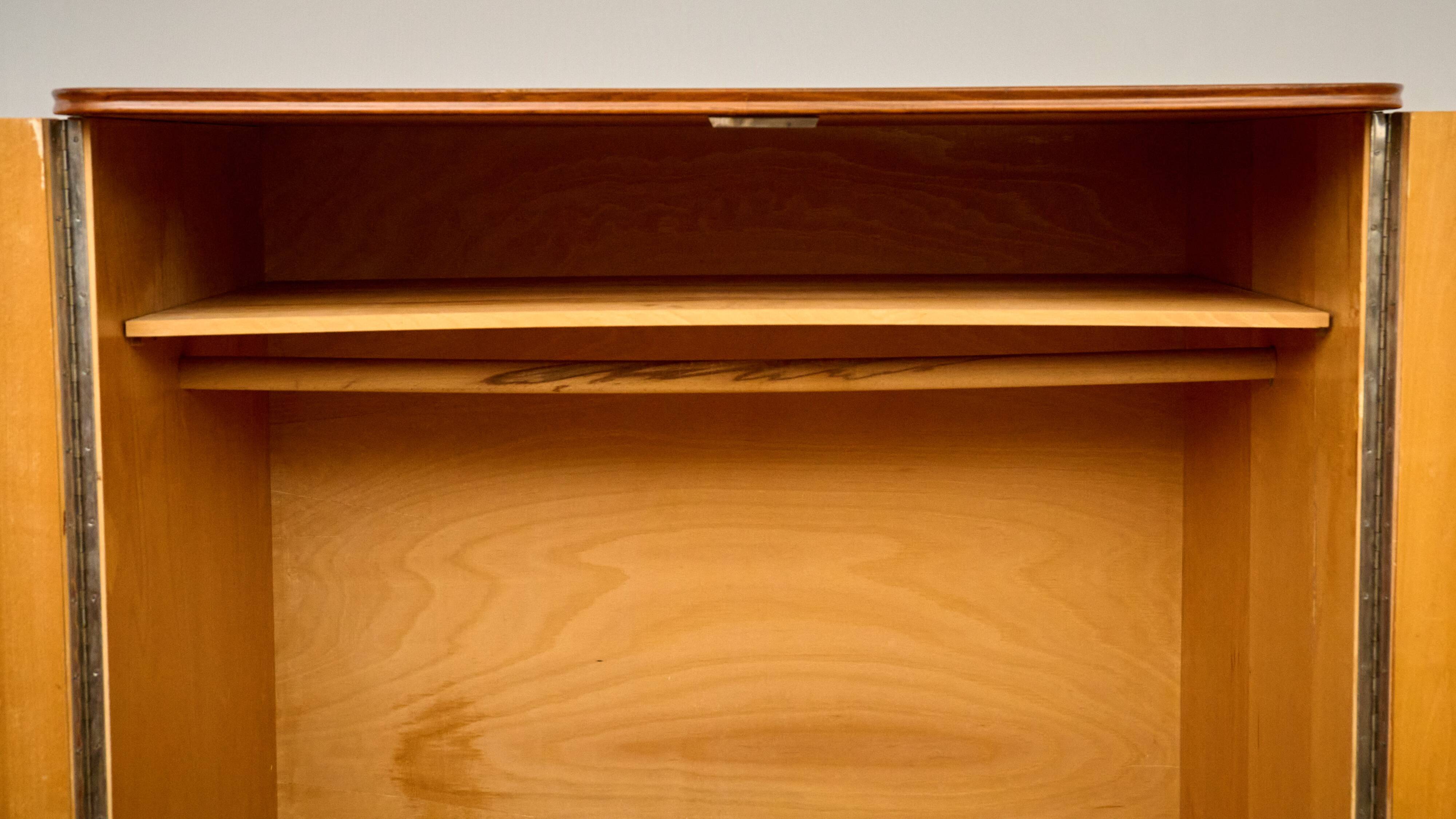 Art Deco Wardrobe by Jindrich Halabala for UP Závody