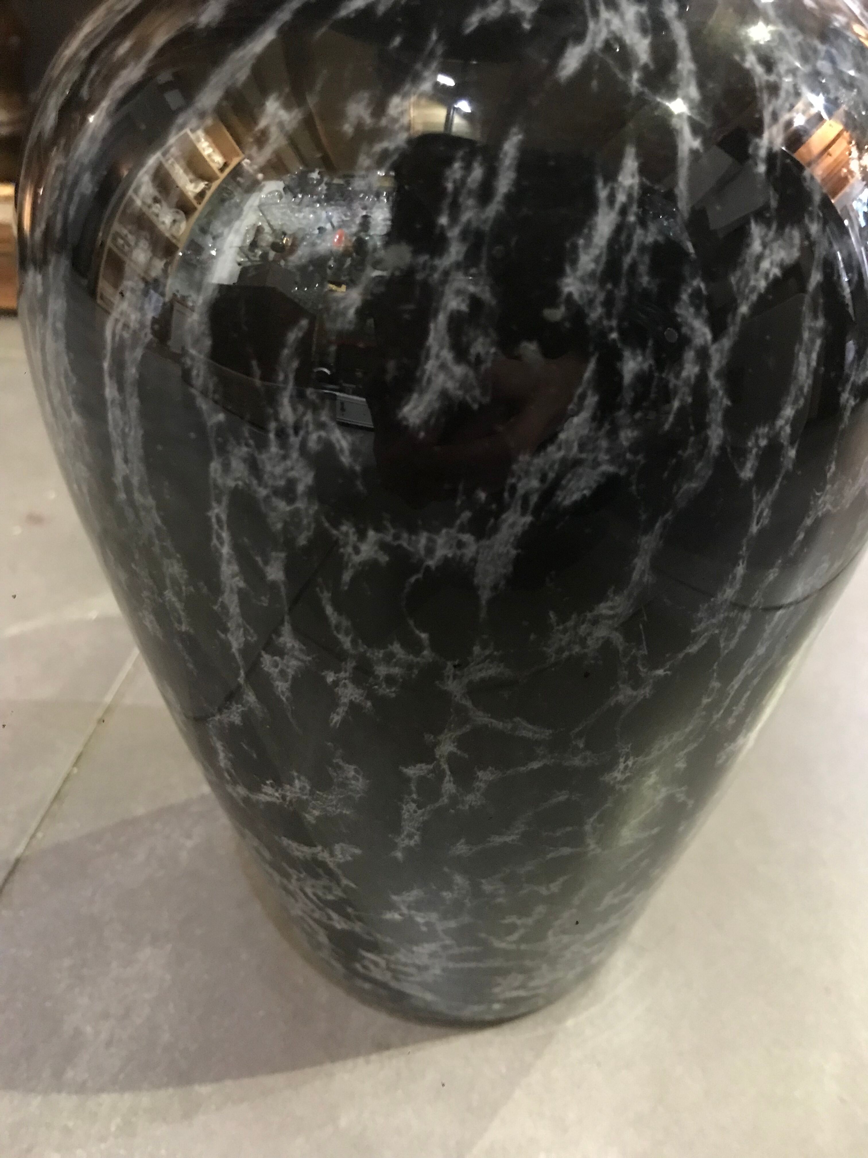Blown glass vase