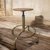 Vintage industrial stool / studio stool