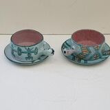 Humbert Pittari Vallauris caquelons vintage