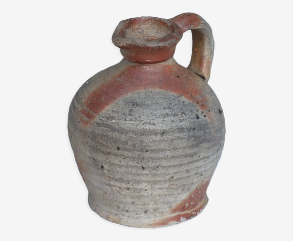 Ancien pichet en grès de la puisaye