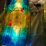 Pair of raak glass appliques, Willem Van Oyen, Chartres model