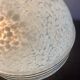 Clichy glass ball ceiling light in Art Deco style