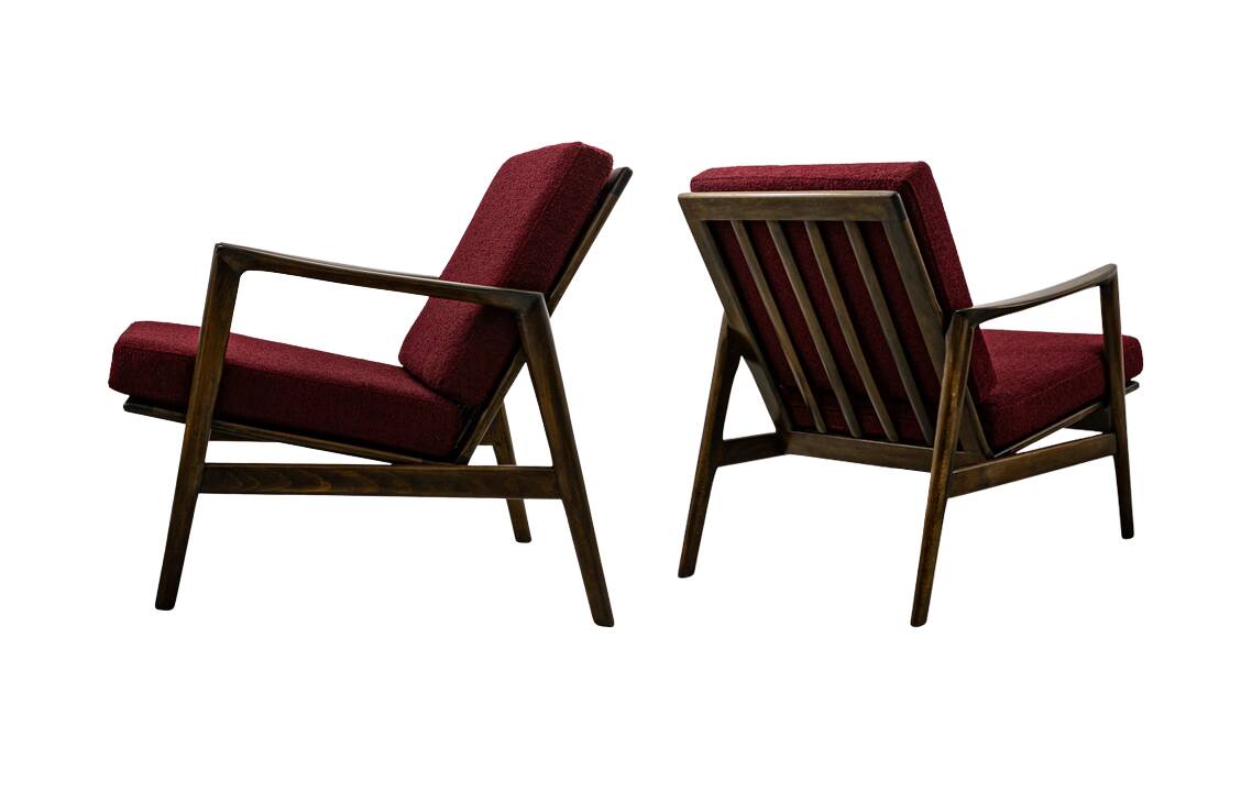 Chaises vintage, Type 300-139, SFM, Pologne, années 1960, ensemble de 2