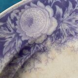 Set of 6 old earthenware asparagus plates (19th)