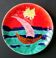 Enamelled plate ceramic creation