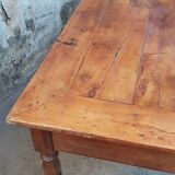 Table de ferme en merisier