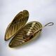 Mussel shell caviar server, Italy, 1970s