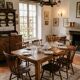 6 western beech chairs from the 1960s