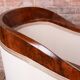 Biedermeier Seating Set in Walnut and Ebony, Austria, 1820s, Set of 3